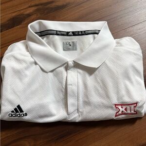 Adidas White Jersey Polo Shirt Men’s 2XL